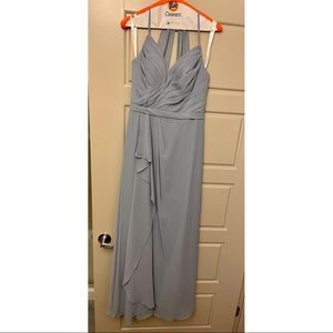 Azazie Dawn Dress Dusty Blue